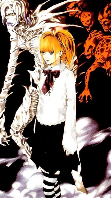 Death Note Misa Manga Panels Enpitsu Wallpaper