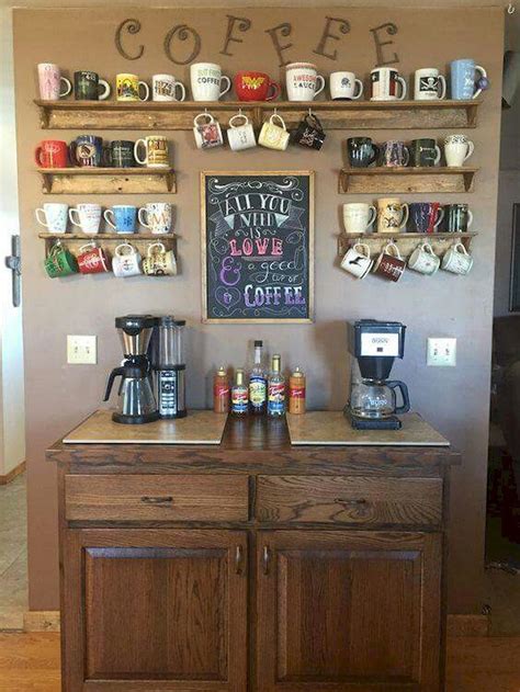 35 Diy Mini Coffee Bar Ideas For Your Home 2 Área De Café Bar Em