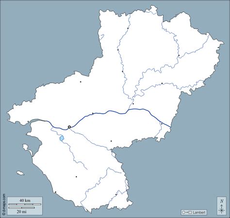 Paesi Della Loira Mappa Gratuita Mappa Muta Gratuita Cartina Muta
