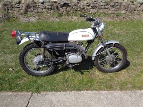 This past winter i freshened up the paint on the tanks and fenders, changed the grips, tail light lens and tank emblems. 1969 YAMAHA AT-1 125 ENDURO FIRST YEAR,ahrma,collectable ...