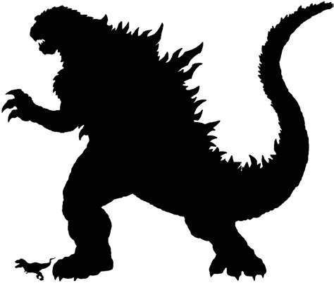 Godzilla Silhouette Clip art - godzilla png download - 1000*848 - Free png image
