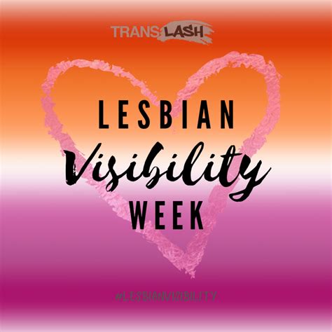 Trans Affirming Resources For Lesbian Visibility Week Translash