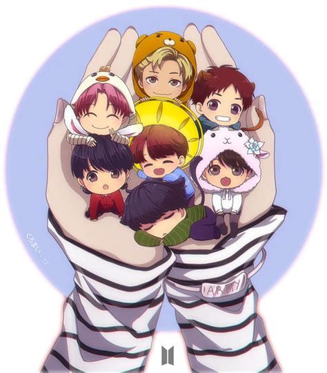 Collection Of Cute And Lovely Bts Chibi Images