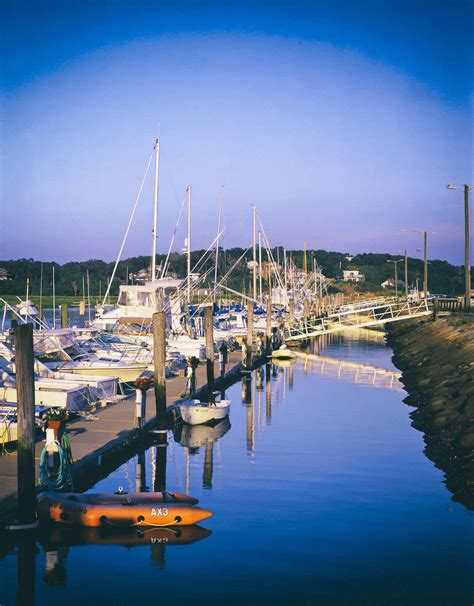 Harbor Full Of Boats At Cape Cod Massachusetts Image Free Stock