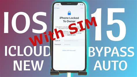 NEW ICloud Bypass IOS 15 GSM MEID With SIM Calls Network Signal