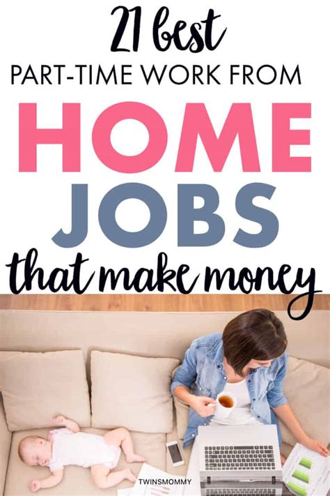 21 Best Part Time Work From Home Jobs That Pay Well Rates And