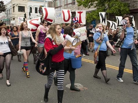 Hundreds March Against Sexual Assault In Slutwalk Npr