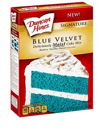 Top 20 duncan hines cake mix cookies. Gooey Butter Blue Velvet Cookies
