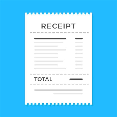 Receipt Illustrations Royalty Free Vector Graphics And Clip Art Istock