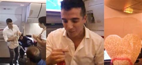 Man Asks Airplane Passengers To Help Him Propose To His Girlfriend At 35 000 Feet Elite Readers