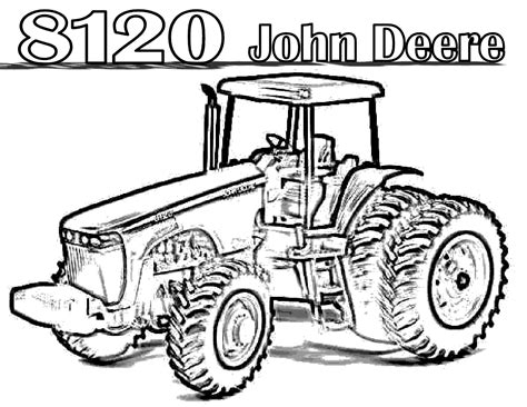 Free Printable Coloring Pages Of Tractors