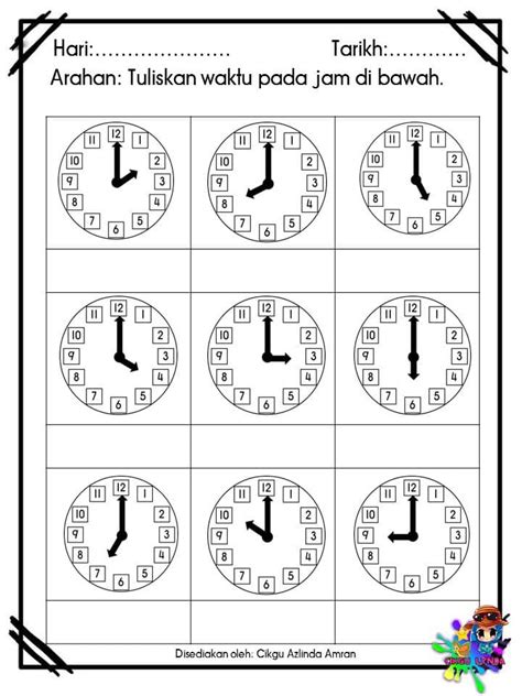 Lembaran Kerja Soalan Matematik Prasekolah Lembaran K