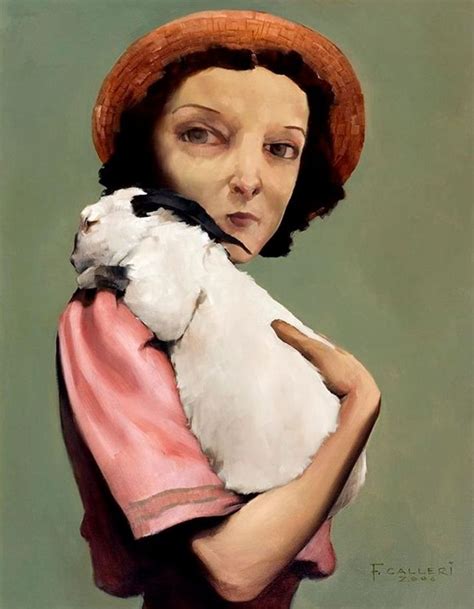 Bunny By Fred Calleri American B Contemporary Art Photography Quirky Girl Portrait