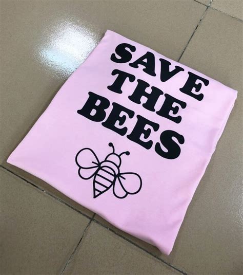 Save The Bees T Shirt Bee Shirt Beekeeper Environment Tops Honey Bee
