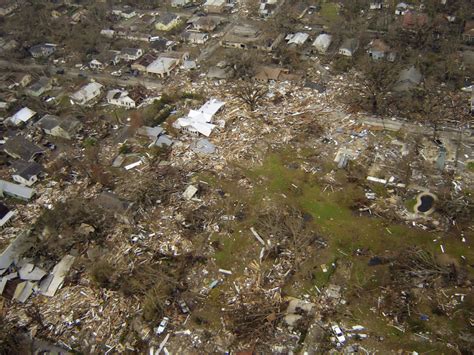 Hurricane Katrina Damage In Pascagoula Mississippi Image