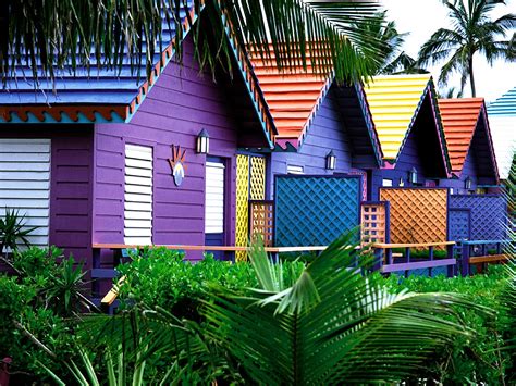 Colorful Houses Bahamas Wallpapers Hd Wallpapers Id 1479