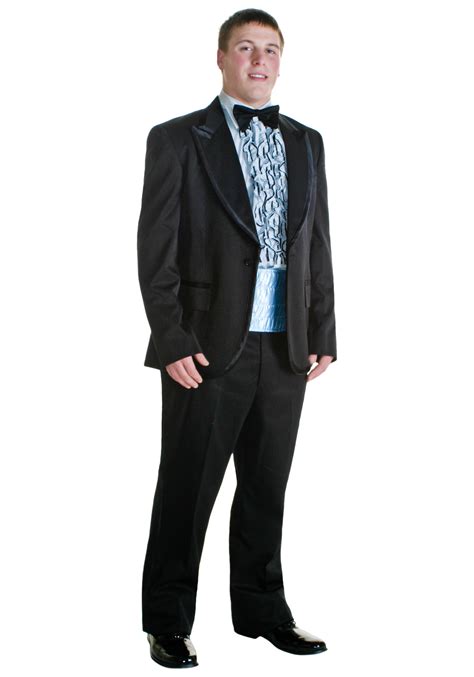 Blue And Black 80s Tux Costume 80s Costumes