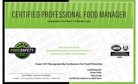 Periodically test food for illness causing microorganisms. FMI, Prometric partner to enhance food safety ...