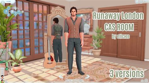 Y2k Cas Room By Ellcrze Ellcrze On Patreon In 2022 Sims 4 Sims 4