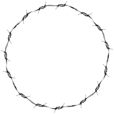Oval Barb Wire Svg