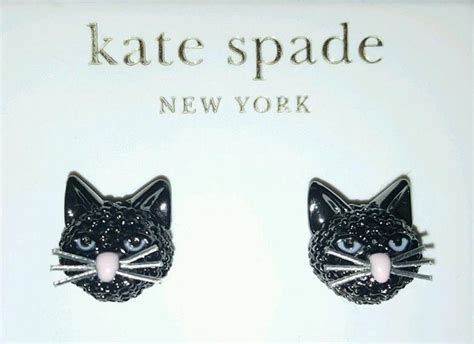 Kate Spade New York Cats Meow Out Of The Bag Black Cat