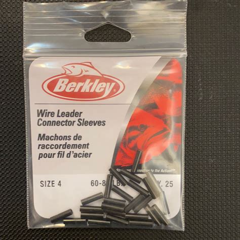 Our Gunarama Berkley Wire Leader Connector Sleeves 4 Downriggers