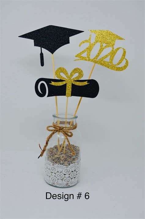 2020 Graduation Decorations Graduation Centerpiece Sticks Etsy