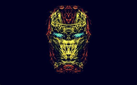 Iron Man Neon Wallpapers Top Free Iron Man Neon Backgrounds