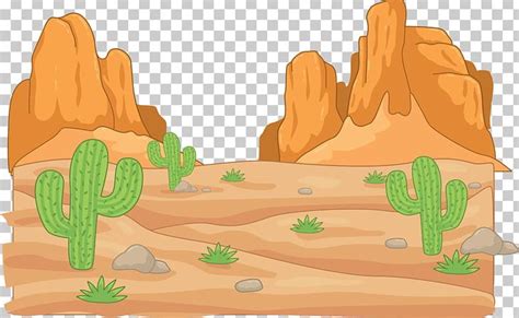 Desert Cartoon Drawing Cactaceae Png Clipart Anim Cactus Desert