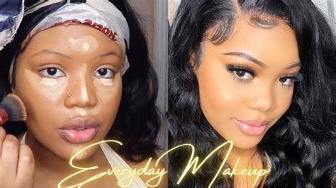 Detailed Beginner Friendly Everyday Natural Makeup Tutorial For Black Women Affordable Youtube