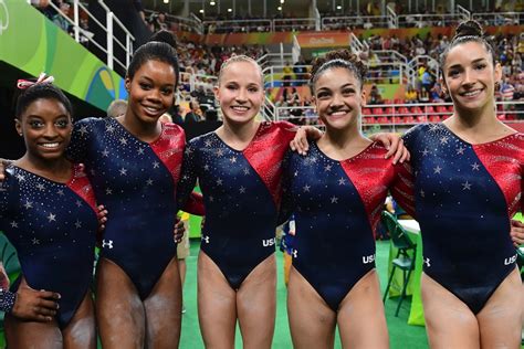 Gabby Douglas Posts Team Usa Gymnastics Throwback Photo To Instagram Teen Vogue