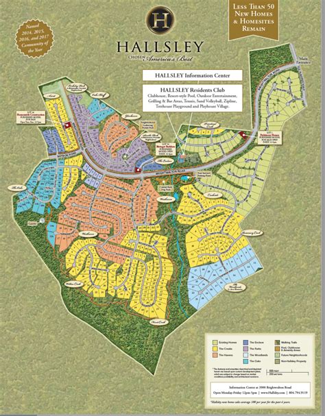 Community Tour Map Hallsley Richmond Virginia