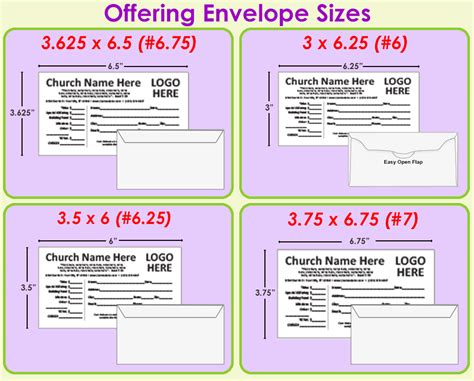 Printable Offering Envelope Template