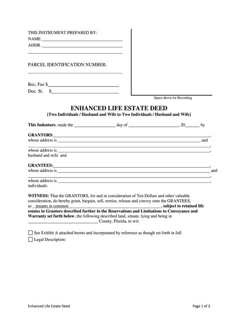Life Estate Deed Form Fill Out And Sign Printable Pdf Template Airslate Signnow