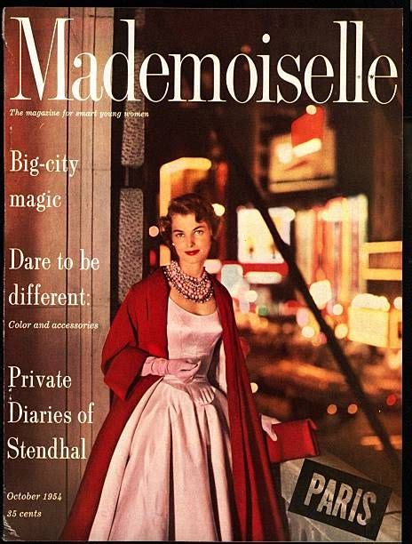 Mademoiselle Magazine October 1954 Photomark Shaw Mademoiselle Magazine Vintage Magazines