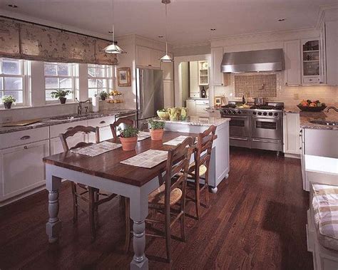 Double Duty Kitchen Island If You Dont Have Room For A Freestanding