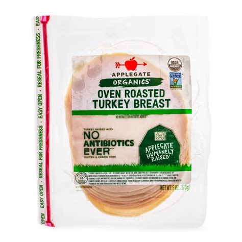 Get Applegate Organic Oven Roasted Turkey Breast Slices Delivered