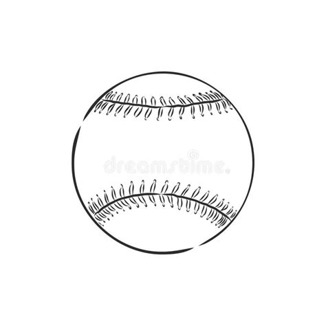 Image Of A Baseball Isolated In White Background Baseball Ball Vector