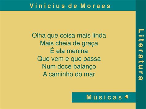 Vinicius De Moraes L I T E R A T U R A Ppt Carregar