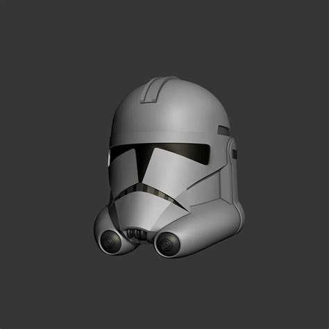 Phase 2 Clone Wars Series Cosplay Helmet 3d Print Model