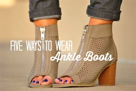 five ways to wear ankle boots get your pretty on®