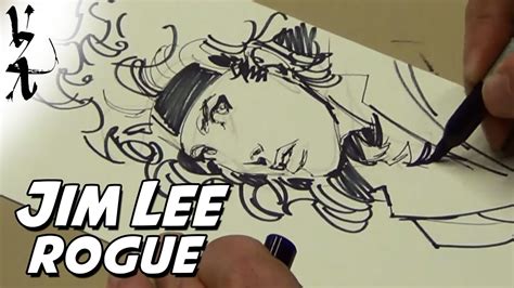 Jim Lee Drawing Rogue Youtube
