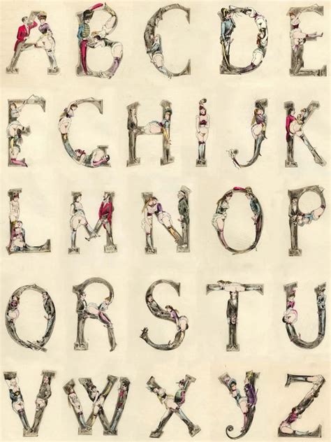 The Erotic Alphabet By Joseph Apoux 1880 Etsy Hong Kong