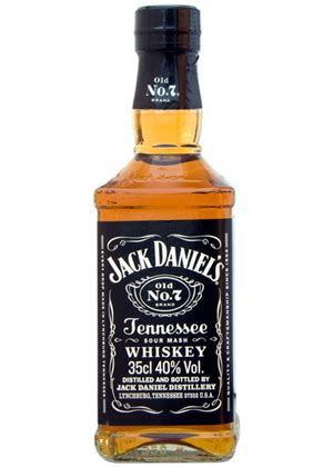 Jack Daniels Whiskey 350ml, 40% - Jack Daniels 350ml : Whisky-American png image