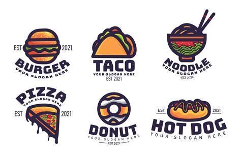Fast Food Logo Concept 2382557 Vector Art At Vecteezy