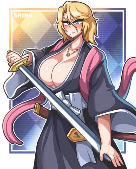 Matsumoto Rangiku Bleach Absurdres Highres 1girl Breasts Cleavage Large Breasts Solo