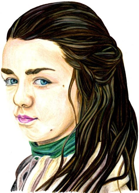 Maisie Williams As Arya Stark From Game Of Thrones By Ninjificus On