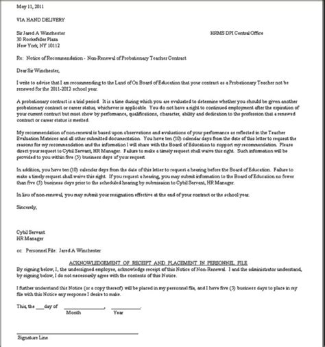 contract  renewal  renewal notice real state