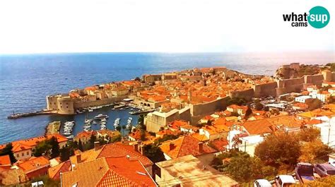 Dubrovnik Panorama Of Old Town Dubrovnik Right Now Live Livestreaming Cameras From