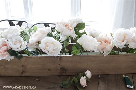 Diy Faux Floral Arrangement Feminine Yet Rustic Crate Home Made Lovely